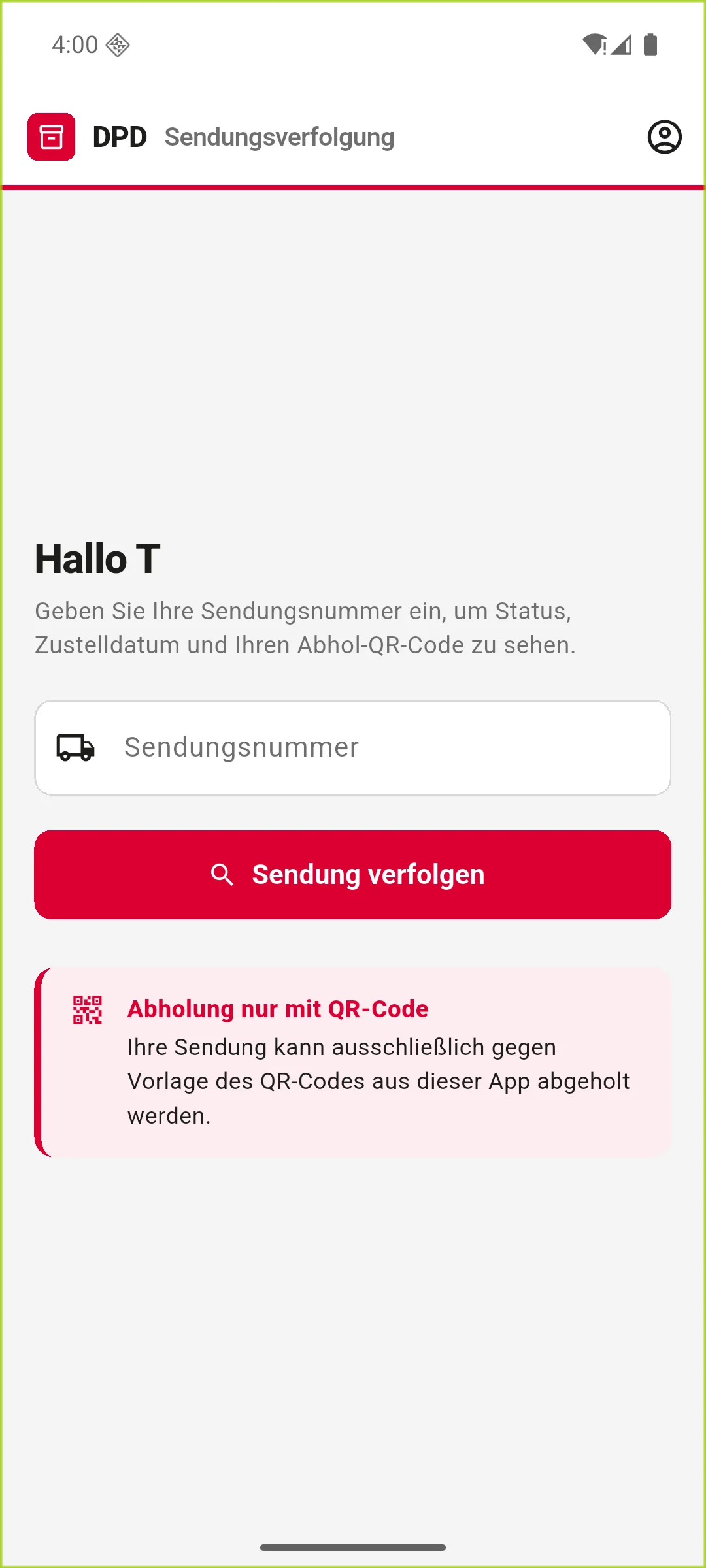 Sendung verfolgen